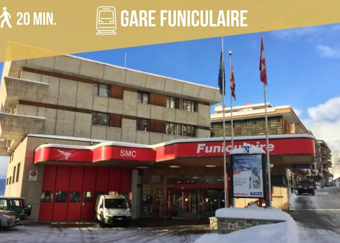 דירה Brin De Mousse I 49 M I Balcony I Peace And Greenery קראנס-מונטנה